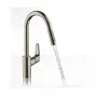 Змішувач для кухні з висувним виливом HANSGROHE FOCUS 31815800, сріблястий