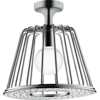 Верхній душ LampShower 275 1jet AXOR LAMPSHOWER NENDO 26032000, зі стельовим під'єднанням