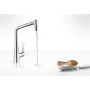Змішувач для кухонної мийки HANSGROHE METRIS 14820800, нержавіюча сталь