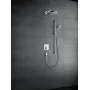 Верхній душ з тримачем HANSGROHE RAINDANCE SELECT 27378400, хром з білим