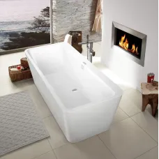 Ванна кварилова VILLEROY &amp; BOCH SQUARO EDGE 12 UBQ180SQE7PDV-01, Duo 180x80, білий