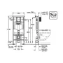 Інсталяція для унітаза GROHE RAPID SL 38536001
