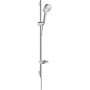 Душовий набір із душовою лійкою та мильницею HANSGROHE RAINDANCE SELECT 26623400, хром з білим