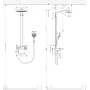Душова система з термостатом HANSGROHE RAINDANCE SELECT 27127000