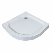 Піддон напівкруглий 80Х80 із сифоном EGER TISZA 599-0808R, білий