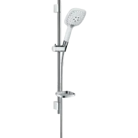 Душовий набір із душовою штангою та мильницею HANSGROHE RAINDANCE SELECT 27856400, хром з білим
