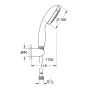 Гарнітур душовий GROHE TEMPESTA NEW 27849001