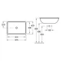 Умивальник VILLEROY & BOCH LOOP&amp;FRIENDS 61452001