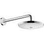 Верхній душ з тримачем HANSGROHE RAINDANCE SELECT 26466400, хром з білим