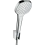 Душовий набір із тримачем і душовим шлангом HANSGROHE CROMA SELECT 26425400, хром з білим