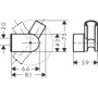Тримач душа HANSGROHE PORTER VARIO 28328000