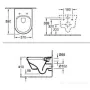 Унітаз підвісний VILLEROY & BOCH ARCHITECTURA 5684R001, Open Flushing Rim, білий