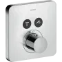 Термостат для 2 споживачів AXOR SHOWER SOLUTIONS 36707000, прихованого монтажу, softsquare