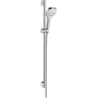Душовий набір HANSGROHE CROMA SELECT 26590400, хром з білим