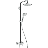 Душова система HANSGROHE CROMA SELECT 27258400, хром з білим
