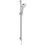 Душовий набір HANSGROHE CROMA SELECT 26572400, хром з білим