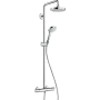 Душова система HANSGROHE CROMA SELECT 27253400, хром з білим