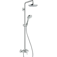 Душова система HANSGROHE CROMA SELECT 27255400, хром з білим