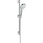 Душовий набір із душовою штангою HANSGROHE CROMA SELECT 26564400, хром з білим