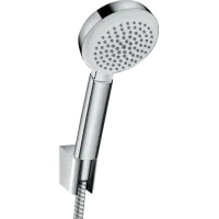Душовий набір із душовим шлангом HANSGROHE CROMETTA 26666400, хром з білим