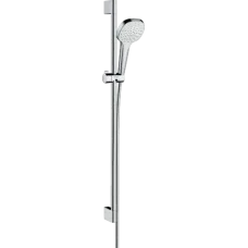 Душовий набір зі штангою HANSGROHE CROMA SELECT 26594400, хром з білим