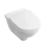 Унітаз підвісний круговий змив VILLEROY & BOCH O.NOVO 5660HR01, Directflush без обідка з кришкою Soft Closing, білий