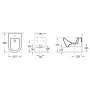 Біде консольне VILLEROY & BOCH SUBWAY 2.0 540000R1, білий