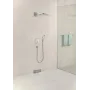 Термостат для двох споживачів скляний HANSGROHE SHOWERSELECT 15738400, хром з білим