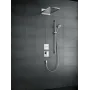 Термостат для душу з окремим виводом для ручного душу скляний HANSGROHE SHOWERSELECT 15735400, білий