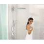 Термостат для душу з окремим виводом для ручного душу скляний HANSGROHE SHOWERSELECT 15735400, білий
