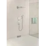 Термостат для душу з окремим виводом для ручного душу скляний HANSGROHE SHOWERSELECT 15735400, білий