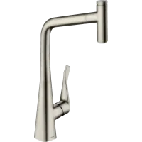 Змішувач для кухонної мийки HANSGROHE METRIS SELECT 14884800, нержавіюча сталь