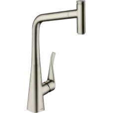 Змішувач для кухонної мийки HANSGROHE METRIS SELECT 14884800, нержавіюча сталь