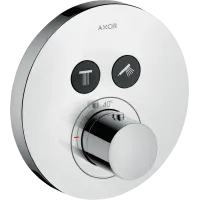 Термостат для 2 споживачів AXOR SHOWER SOLUTIONS 36723000, прихованого монтажу, круглий