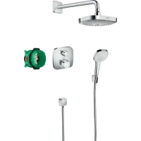 Душова система з термостатом прихованого монтажу HANSGROHE CROMA SLECT E 27294000