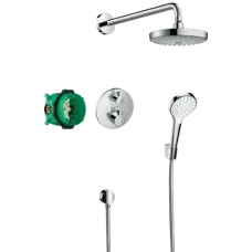 Душова система прихованого монтажу з термостатом HANSGROHE CROMA SELECT 27295000