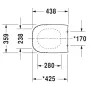 Сидіння для унітаза DURAVIT D-CODE 67390000