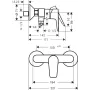 Змішувач для душу HANSGROHE TALIS E 71760000