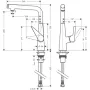 Змішувач для кухонної мийки HANSGROHE TALIS SELECT 72820800, нержавіюча сталь