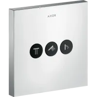 Вентиль для 3 споживачів AXOR SHOWER SELECT 36717000, квадратний, СМ