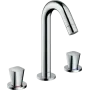 Змішувач для раковини на отвори зі зливним гарнітуром HANSGROHE LOGIS 71133000