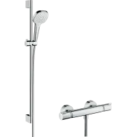 Душовий набір HANSGROHE CROMA SELECT 27082400, хром з білим