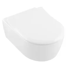 Унітаз підвісний VILLEROY & BOCH AVENTO 5656RS01, Rimless с крышкой SoftClosing, білий