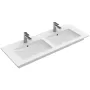 Умивальник накладний подвійний VILLEROY & BOCH VENTICELLO 4111DL01, 130x50, білий