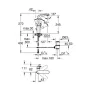 Змішувач для умивальника GROHE EUROSTYLE NEW 23569003