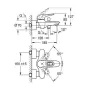 Змішувач для ванни GROHE EUROSTYLE 33591LS3, хром