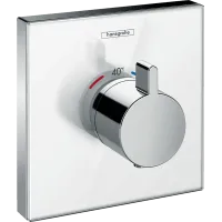 Термостат для душу скляний HANSGROHE SHOWERSELECT 15734400, білий