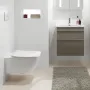 Унітаз підвісний круговий змив VILLEROY & BOCH VENTICELLO 4611RS01, Rimless, с крышкой Soft close, білий