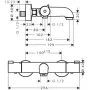 Змішувач для ванни HANSGROHE MYFOX 13154000