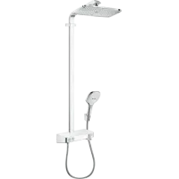 Душова система з комплектом для душу HANSGROHE RAINDANCE 27288400, хром з білим